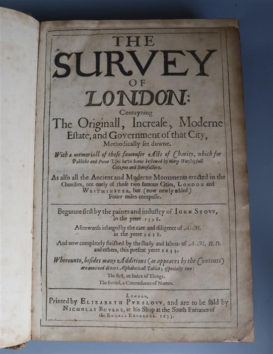 Stow, John - The Survay of London, The Survey of London,